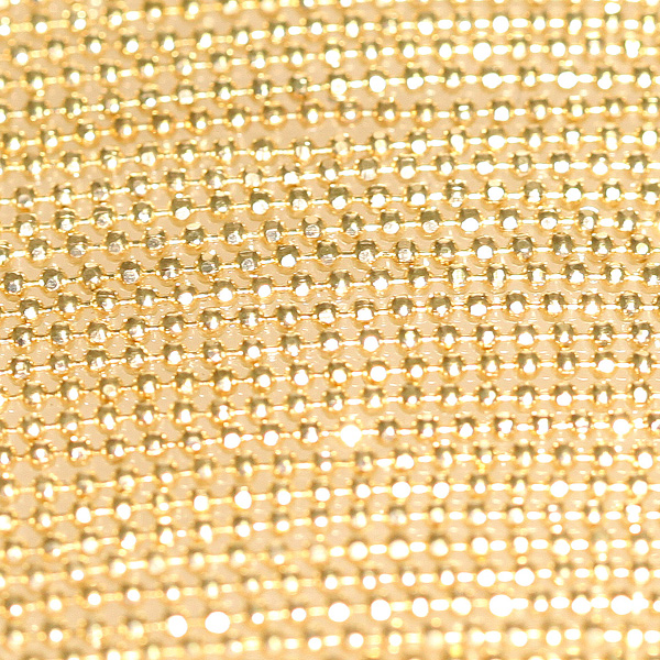 Hat 298 Φύλλο από Μεταλλική Τρέσσα 1.2 mm Χρυσό (2.5 εκατοστά)