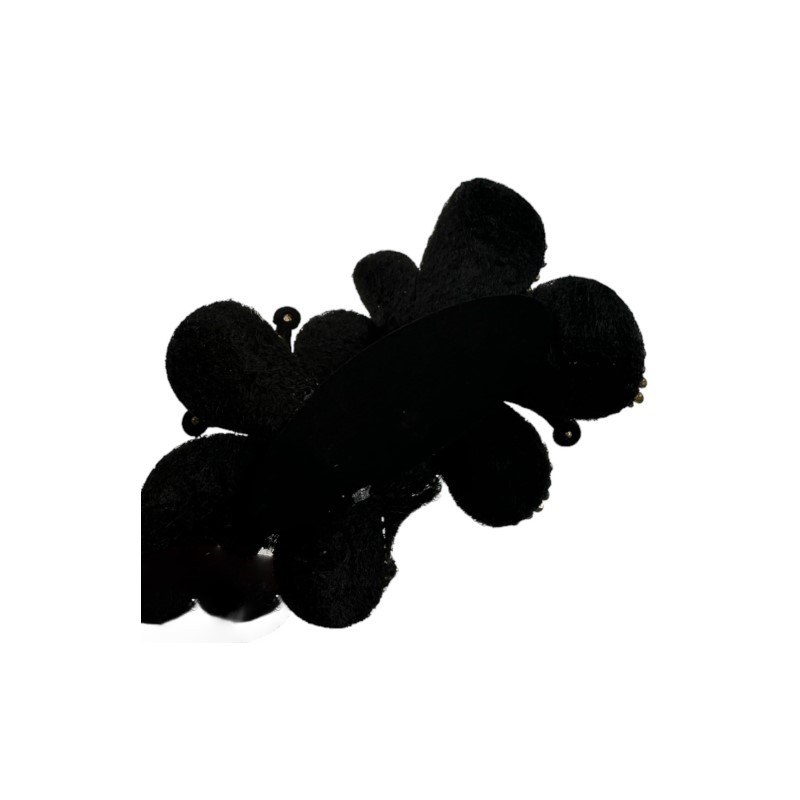 ΟΚ 318 - Διακοσμητικό Λουλούδι με Στρας Ρητίνης Μαύρο | Summer '24