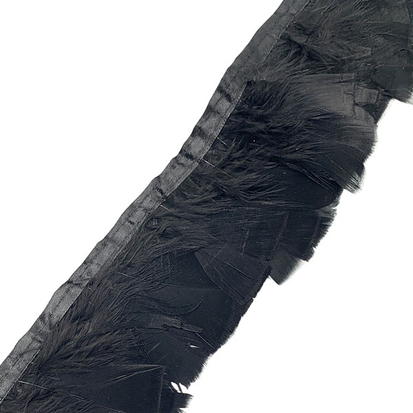 D 163 Τρέσσα με Φτερά Περίπου 6 cm Μαύρη