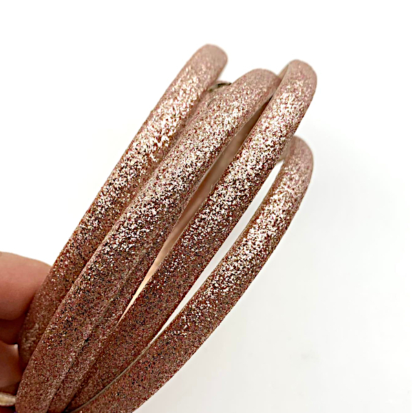 Λουρί Glitter 1 cm. για Σανδάλια Χαλκός