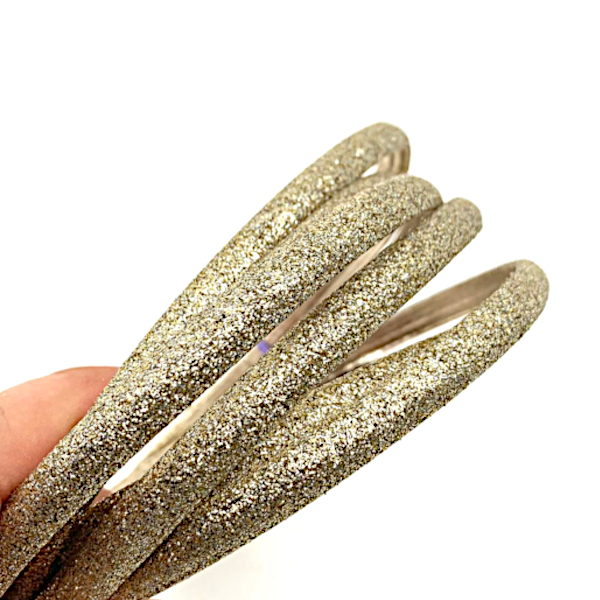 Λουρί Glitter 1 cm. για Σανδάλια Πλατίνα